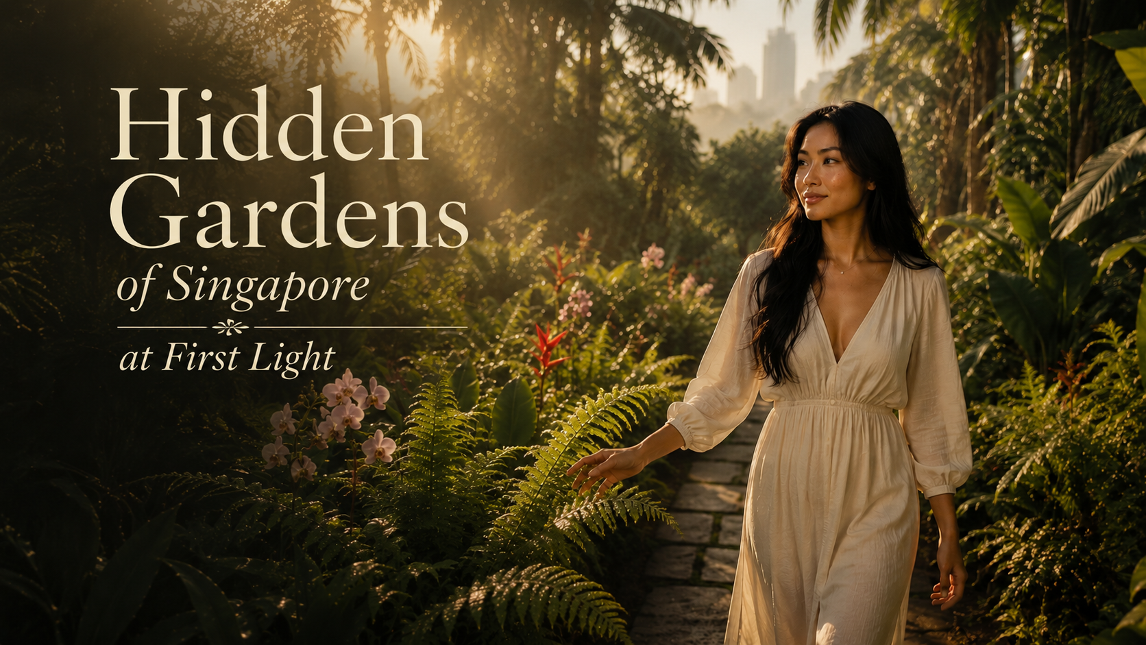 Hidden Gardens of Singapore at First Light