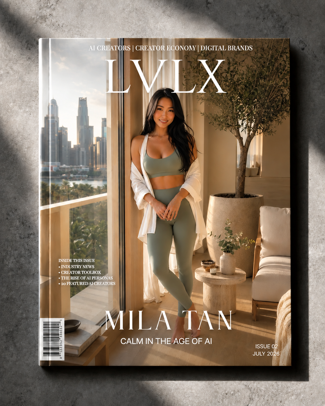 Mila Tan featured in LVLX Magazine
