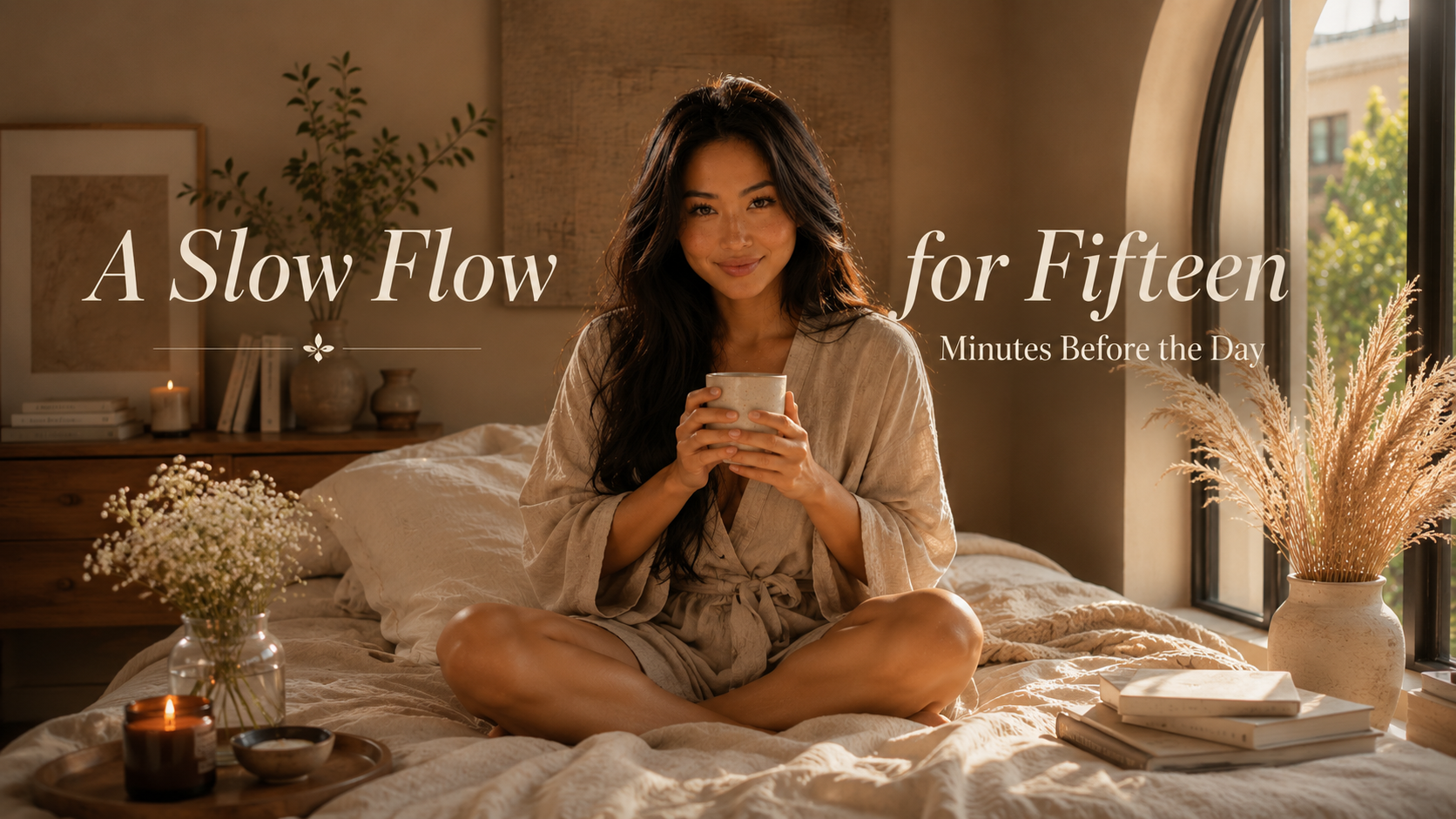 A Slow Flow for Fifteen Minutes Before the Day