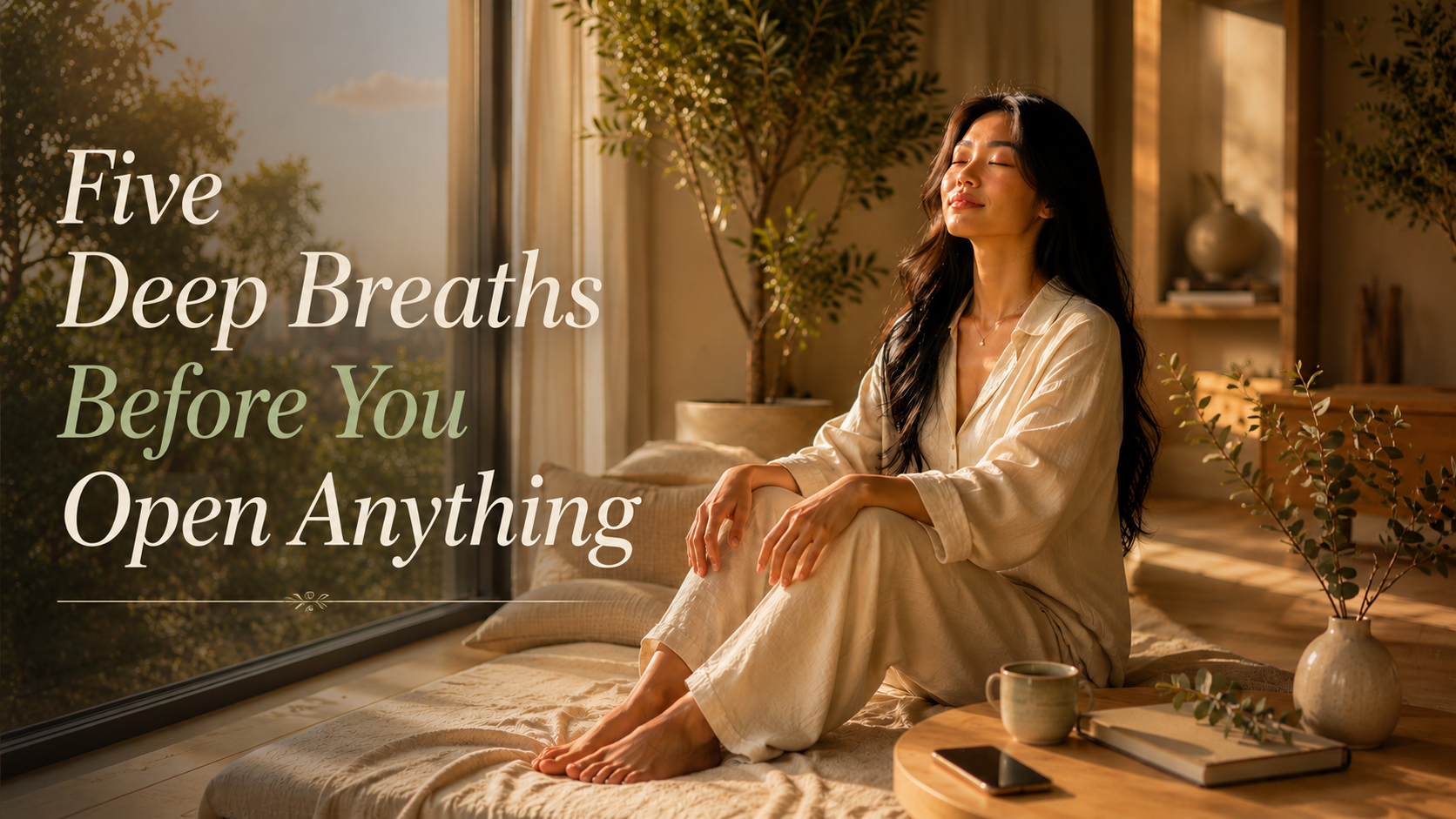 Five Deep Breaths Before You Open Anything